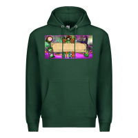 Sports Green custom name momster license plate template Premium Hoodie - BundleAndBundleShop