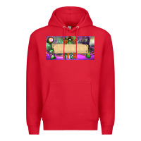 Red custom name momster license plate template Premium Hoodie - BundleAndBundleShop
