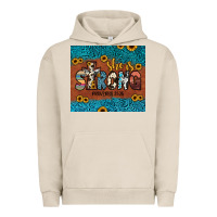 Pigment French Oak she is strong Urban Hoodie - JahusDesignShop
