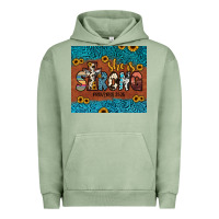 Pigment Oil Green she is strong Urban Hoodie - JahusDesignShop