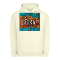 Pigment Pistachio she is strong Urban Hoodie - JahusDesignShop