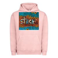 Pigment Salmon she is strong Urban Hoodie - JahusDesignShop