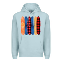 Blue Mist Western Farm Life Pattern Brush Stroke Premium Hoodie - Bettercallsaul