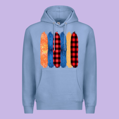 Western Farm Life Pattern Brush Stroke Premium Hoodie Designed By Bettercallsaul
