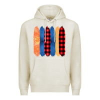 Oatmeal Heather Western Farm Life Pattern Brush Stroke Premium Hoodie - Bettercallsaul