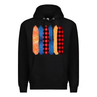 Black Western Farm Life Pattern Brush Stroke Premium Hoodie - Bettercallsaul