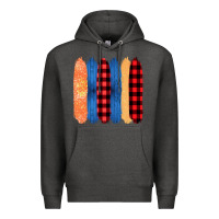 Charcoal Heather Western Farm Life Pattern Brush Stroke Premium Hoodie - Bettercallsaul