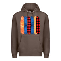 Coffee Western Farm Life Pattern Brush Stroke Premium Hoodie - Bettercallsaul
