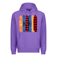 Purple Western Farm Life Pattern Brush Stroke Premium Hoodie - Bettercallsaul