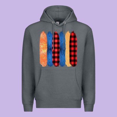 Western Farm Life Pattern Brush Stroke Premium Hoodie Designed By Bettercallsaul