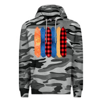 Slate Camo Western Farm Life Pattern Brush Stroke Premium Hoodie - Bettercallsaul