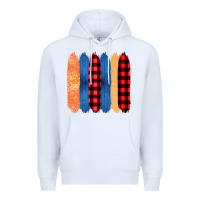 White Western Farm Life Pattern Brush Stroke Premium Hoodie - Bettercallsaul