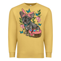Antique Gold easter french bulldog Premium Sweatshirt - RanaPortraitStore