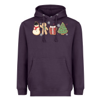 Plum christmas gingerbread cookies Heavyweight Hoodie - MaliasSmallBusiness