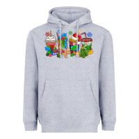 Heather Grey autism awareness christmas coffee Heavyweight Hoodie - MaliasSmallBusiness