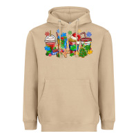 Mushroom autism awareness christmas coffee Heavyweight Hoodie - MaliasSmallBusiness