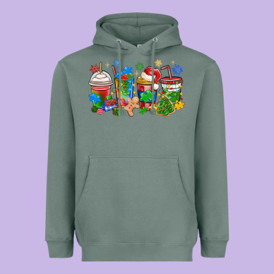 Heavyweight Hoodie autism awareness christmas coffee