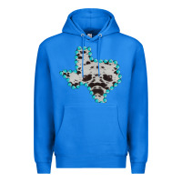 True Royal Texas Map Cowhide Turquoise Gemstone Premium Hoodie - Bettercallsaul