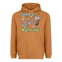 Meerkat fueled by iced coffee and anxiety Heavyweight Hoodie - MaliasSmallBusiness