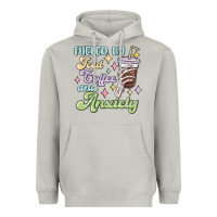 Moon Dust fueled by iced coffee and anxiety Heavyweight Hoodie - MaliasSmallBusiness