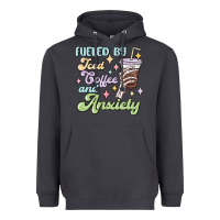 Smoke fueled by iced coffee and anxiety Heavyweight Hoodie - MaliasSmallBusiness
