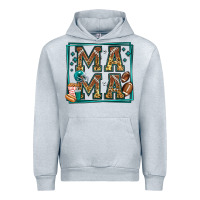 Heather Grey american football mama Urban Hoodie - Jasminsmagicworld