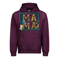 Mauve Wine american football mama Urban Hoodie - Jasminsmagicworld
