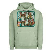 Pigment Oil Green american football mama Urban Hoodie - Jasminsmagicworld