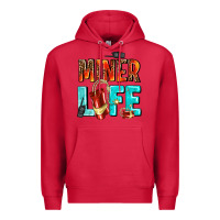 Cardinal miner life Premium Hoodie - AdoDesignShop