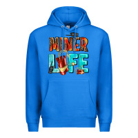 True Royal miner life Premium Hoodie - AdoDesignShop