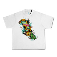 Lunar Rock Baja California State Of Mexico Map Urban Heavy Tee - RanaPortraitStore