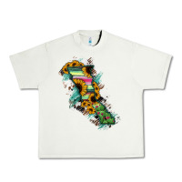 Pistachio Baja California State Of Mexico Map Urban Heavy Tee - RanaPortraitStore