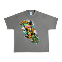 Tornado Baja California State Of Mexico Map Urban Heavy Tee - RanaPortraitStore