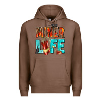 Chestnut miner life Premium Hoodie - AdoDesignShop