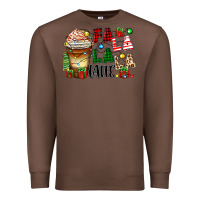 Chestnut fa la la la latte Premium Sweatshirt - Zillion Design Studio