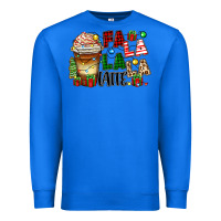 True Royal fa la la la latte Premium Sweatshirt - Zillion Design Studio
