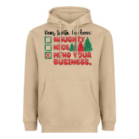 Mushroom dear santa ive been Heavyweight Hoodie - MaliasSmallBusiness