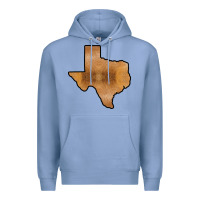 Colony Blue Texas Map Western Horsehide Pattern Premium Hoodie - Bettercallsaul