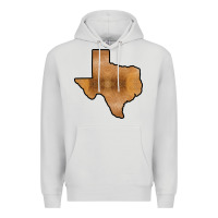 Dove Grey Texas Map Western Horsehide Pattern Premium Hoodie - Bettercallsaul