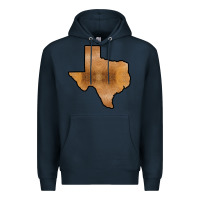 Navy Texas Map Western Horsehide Pattern Premium Hoodie - Bettercallsaul