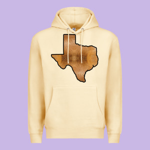 Texas Map Western Horsehide Pattern Premium Hoodie Designed By Bettercallsaul