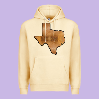 Texas Map Western Horsehide Pattern Premium Hoodie Designed By Bettercallsaul