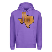 Purple Texas Map Western Horsehide Pattern Premium Hoodie - Bettercallsaul