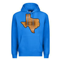 True Royal Texas Map Western Horsehide Pattern Premium Hoodie - Bettercallsaul