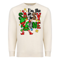 Sandshell im the sassy one elf Premium Sweatshirt - Zillion Design Studio