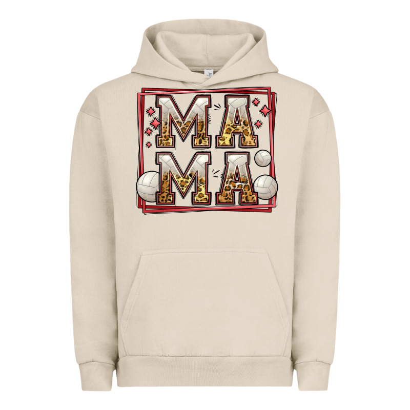 Volleyball Mama Urban Hoodie by Jasminsmagicworld | Teevron