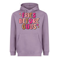Lavender fries before guys Heavyweight Hoodie - MaliasSmallBusiness