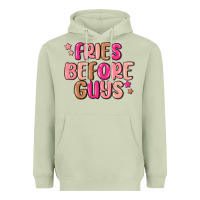 Matcha fries before guys Heavyweight Hoodie - MaliasSmallBusiness