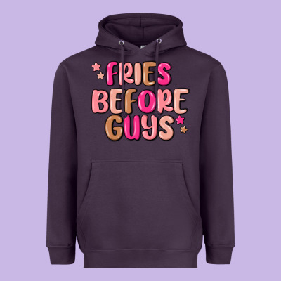 Heavyweight Hoodie fries before guys