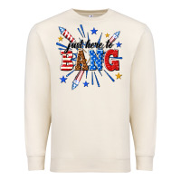 Sandshell just here to bang Premium Sweatshirt - texasbilliewilder